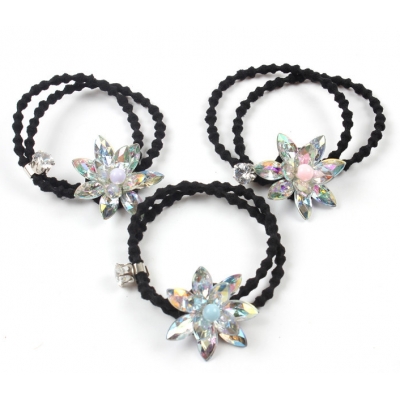 attractive colorful crystal durable hair bands for women